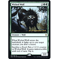 Wicked Wolf (Foil) (Throne of Eldraine Prerelease)