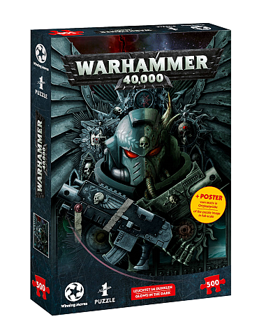 500 bitar - Warhammer 40.000 Jigsaw Puzzle Glow-in-the-dark_boxshot