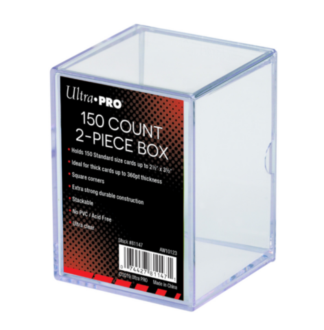 2-Piece 150 Count Clear Card Storage Box_boxshot