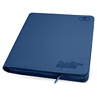 Ultimate Guard 12-Pocket QuadRow ZipFolio XenoSkin Dark Blue