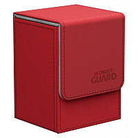 Ultimate Guard Flip Deck Case 80+ Standard Size XenoSkin Red