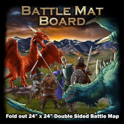 Battle Map Board - Grassland & Dungeon_boxshot