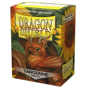 Dragon Shield Matte Sleeves - Tangerine (100 Sleeves)_boxshot
