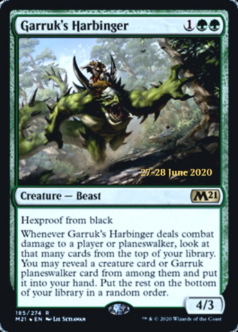Garruk's Harbinger (Foil) (Prerelease)_boxshot