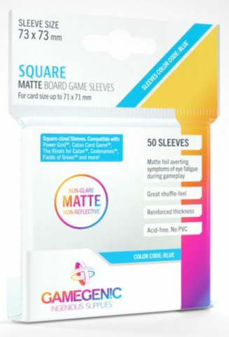 (73x73 mm) Gamegenic - Matte Square Sleeves_boxshot