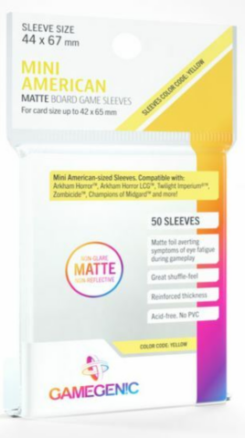 (44x67 mm) Gamegenic  - Matte Mini American Sleeves _boxshot