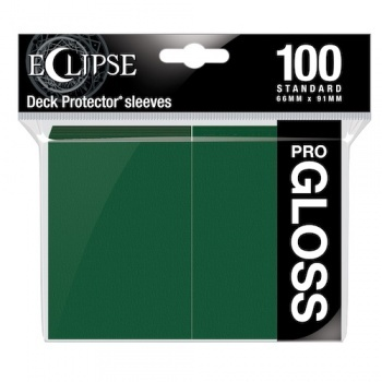 UP - Standard Sleeves - Gloss Eclipse - Forest Green (100 Sleeves)_boxshot