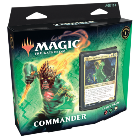 Magic the Gathering Zendikar Rising Commander Deck - Land's Wrath_boxshot