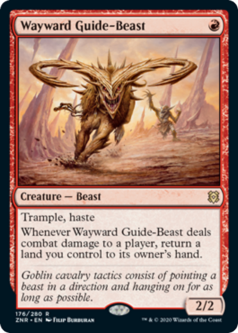 Wayward Guide-Beast (Foil) (Prerelease Zendikar Rising) _boxshot