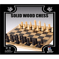 Solid wood chess (schack) - Trä 27x27x7,7 cm