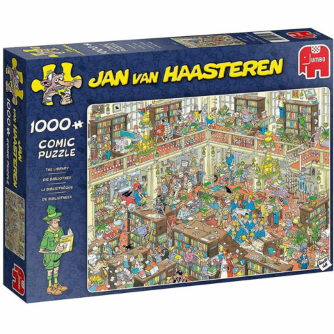 1000 Bitar - Jan Van Haasteren: The Library_boxshot