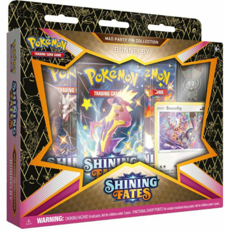 The Pokémon TCG: Shining Fates Mad Party Pin Collections - Bunnelby_boxshot