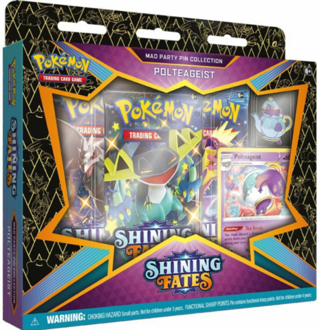 The Pokémon TCG: Shining Fates Mad Party Pin Collections - Polteageist_boxshot