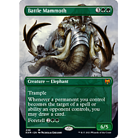 Battle Mammoth (Foil) (Borderless)