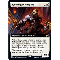 Runeforge Champion (Foil) (Extended Art)