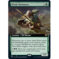 Elvish Warmaster (Foil) (Extended Art)