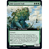 Old-Growth Troll (Foil) (Extended Art)