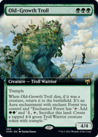 Old-Growth Troll (Foil) (Extended Art)_boxshot