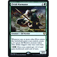 Elvish Warmaster (Foil) (Prerelease)
