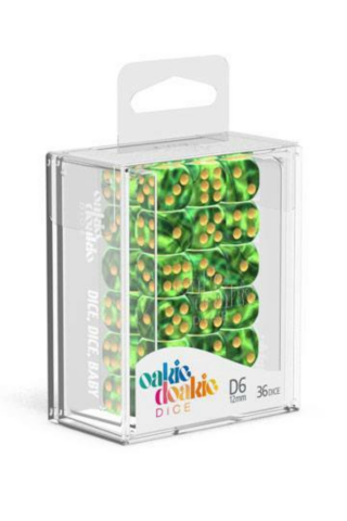 Oakie Doakie Dice D6 Dice 12 mm Gemidice - Jungle (36)_boxshot