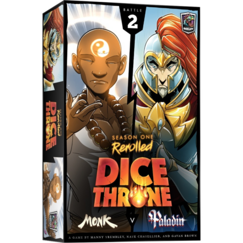 Dice Throne: Season One Rerolled Box 2 Monk vs Paladin_boxshot