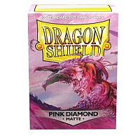 Dragon Shield Standard Sleeves - Pink Diamond Matte (100 Sleeves)