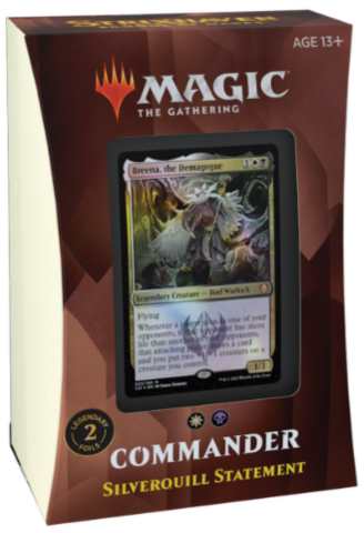 Magic The Gathering: Strixhaven Commander Deck Silverquill Statement_boxshot