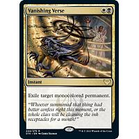 Vanishing Verse