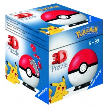 54 bitar - 3D Puzzle-Ball - Pokémon Pokéball Classic_boxshot