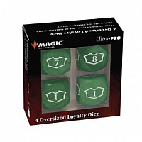 UP - Deluxe 22MM Forest Loyalty Dice Set for Magic: The Gathering
