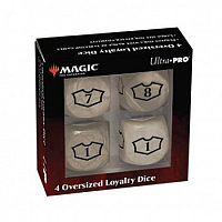 UP - Deluxe 22MM Plains Loyalty Dice Set for Magic: The Gathering