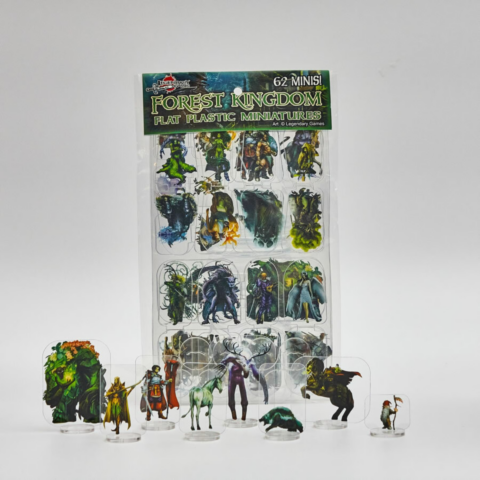 Flat Plastic Miniatures: Forest Kingdoms 62Pc_boxshot