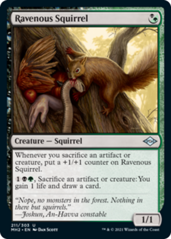 Ravenous Squirrel (Foil)_boxshot