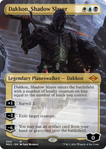 Dakkon, Shadow Slayer (Borderless) (Foil)_boxshot