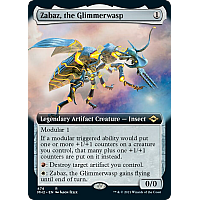 Zabaz, the Glimmerwasp (Foil) (Extended Art)