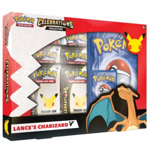 Pokemon - Celebrations V Box - Lance's Charizard V (Max 1 per kund)_boxshot