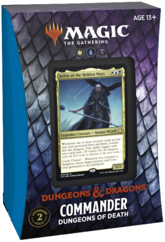 Magic The Gathering: Adventures in the Forgotten Realms Commander Deck Dungeons of Death_boxshot