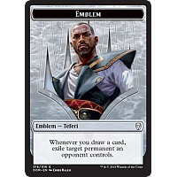 Emblem - Teferi, Hero of Dominaria [Token]