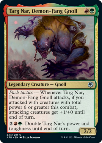 Targ Nar, Demon-Fang Gnoll (Foil)_boxshot
