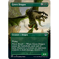 Green Dragon (Foil) (Borderless)