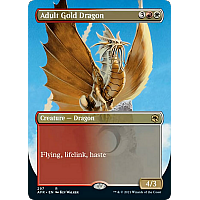 Adult Gold Dragon (Borderless) (Foil)