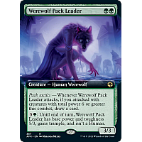 Werewolf Pack Leader (Foil) (Extended Art)