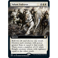 Valiant Endeavor (Foil) (Extended Art)