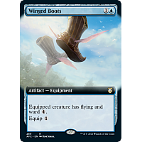 Winged Boots (Foil) (Extended Art)