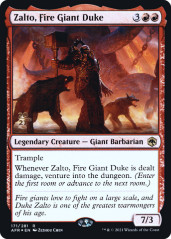 Zalto, Fire Giant Duke (Foil) (Prerelease)_boxshot