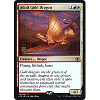 Adult Gold Dragon (Foil) (Prerelease)
