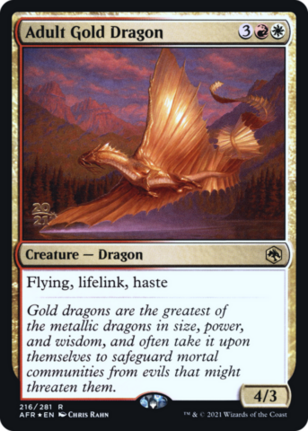 Adult Gold Dragon (Foil) (Prerelease)_boxshot