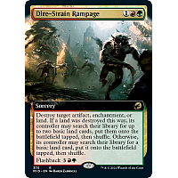 Dire-Strain Rampage (Foil) (Extended Art)