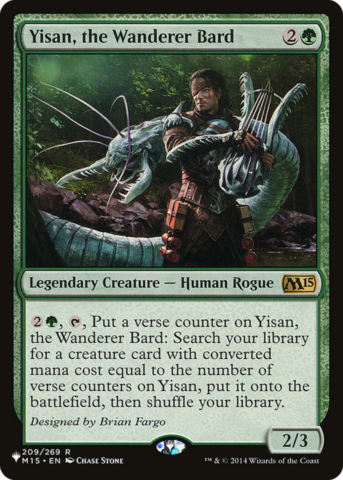 Yisan, the Wanderer Bard (Foil)_boxshot