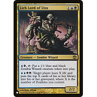 Lich Lord of Unx (Foil)